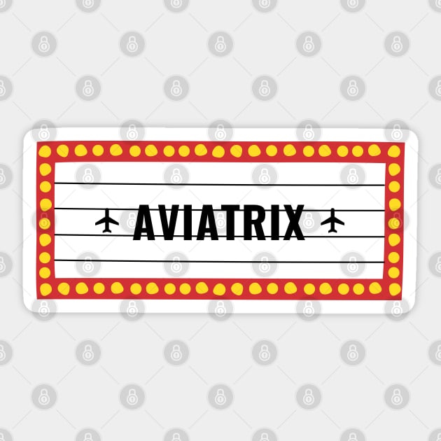 Aviatrix Sticker by Jetmike